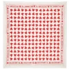 Atelier Wagram Foulard Enfant - Blanc Coeurs Rouges