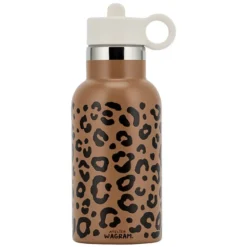 Atelier Wagram Gourde Inox Caramel Léopard - 350 ml
