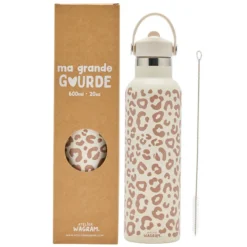 Atelier Wagram Gourde Inox Léopard - 600 ml