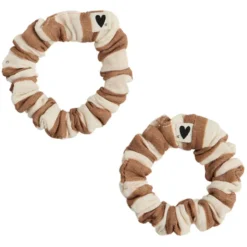 Atelier Wagram Lot de 2 Mini Chouchous - Grandes Rayures