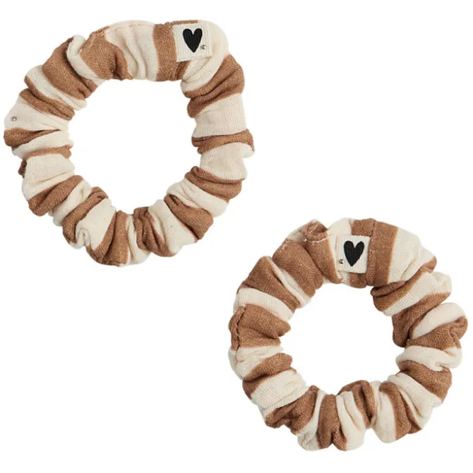 Atelier Wagram Lot de 2 Mini Chouchous - Grandes Rayures