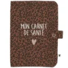 Atelier Wagram Protège-carnet de Santé - Léopard Marron Mon Carnet de Santé