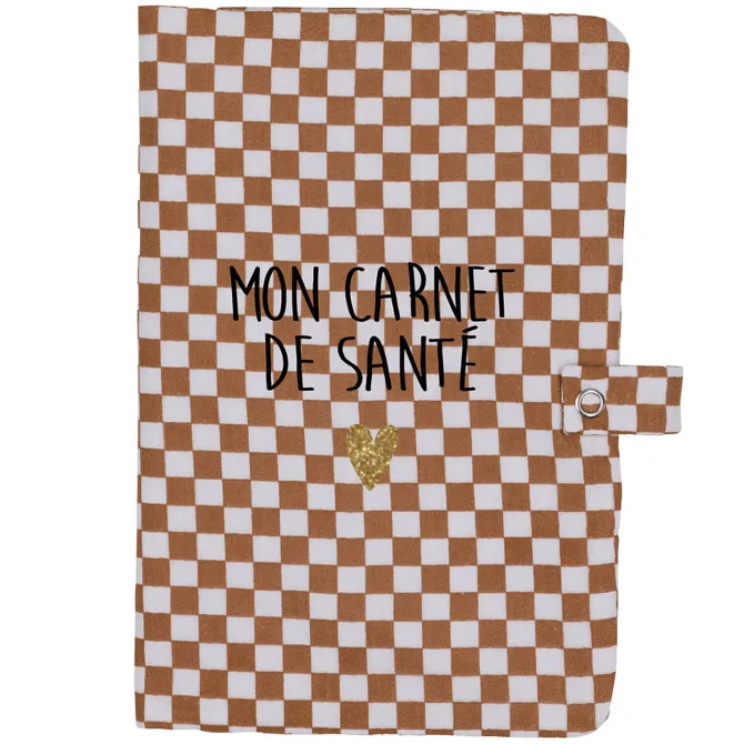 Atelier Wagram Protège-carnet de Santé - Damier Mon Carnet de Santé