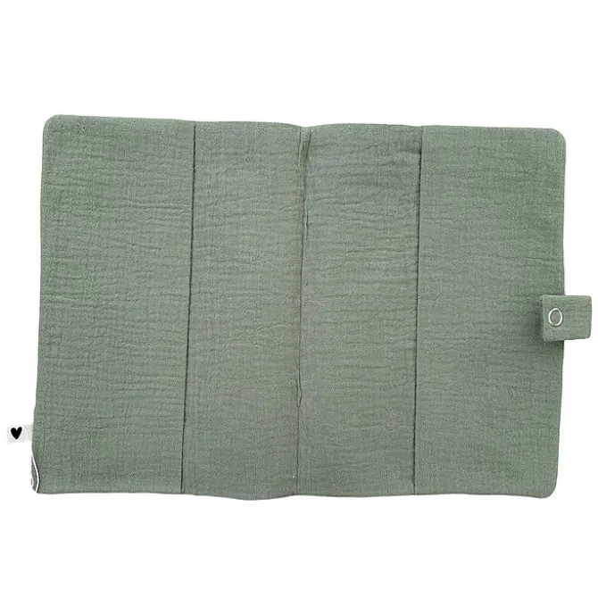 Atelier Wagram Protège-carnet de Santé - Vert Olive Mes Petits Bobos