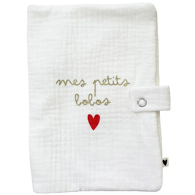 Atelier Wagram Protège-carnet de Santé - Ecru Mes Petits Bobos