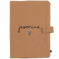 Atelier Wagram Protège-carnet de Santé - Gaze Camel