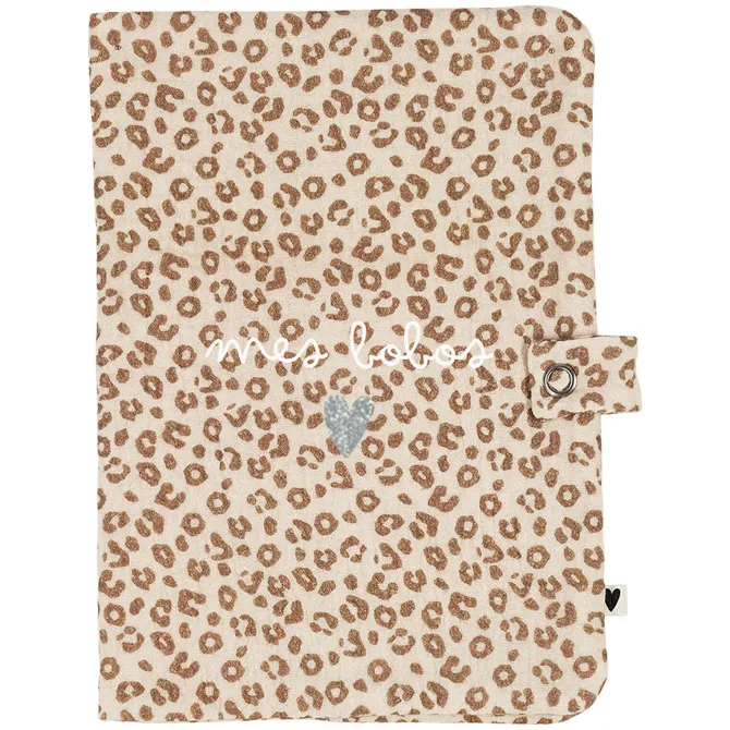Atelier Wagram Protège-carnet de Santé - Léopard Mes Bobos