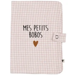 Atelier Wagram Protège-carnet de Santé - Petits Carreaux Mes Petits Bobos