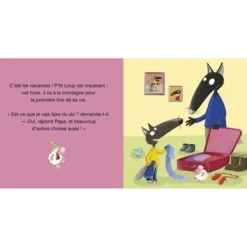 Auzou P'tit Loup fait du ski