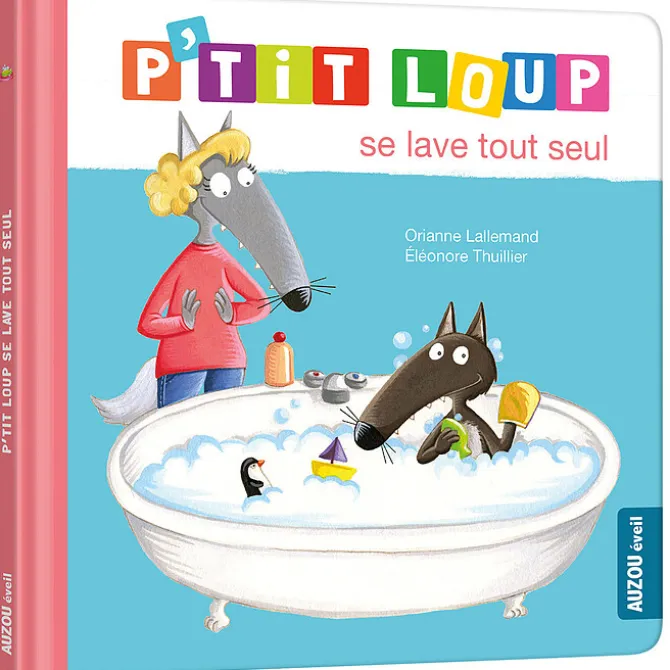Auzou P'tit Loup se lave tout seul