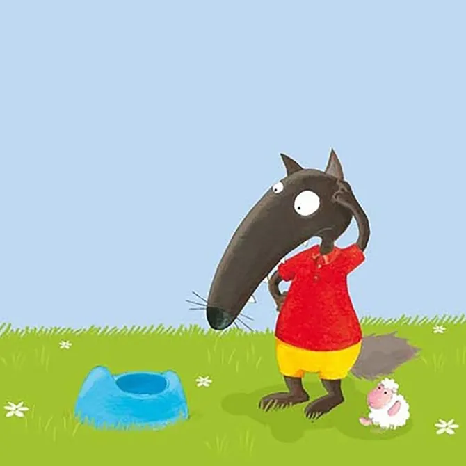 Auzou P'tit Loup va sur le pot