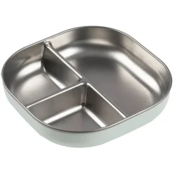 BÉABA Assiette Compartimentée Inox - Misty Green