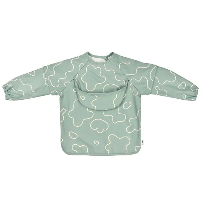 BÉABA Bavoir à Manches Evolutif 2-en-1 - Sage Green