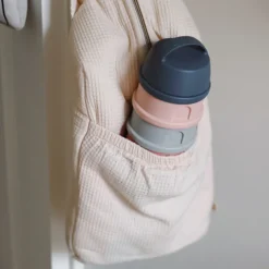 BÉABA Boite Doseuse Empilable - Mineral Grey & Pink