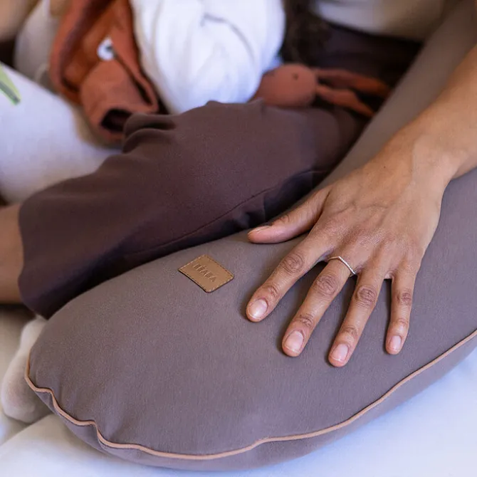 BÉABA Coussin d'Allaitement Big Flopsy French Terry - Cacao