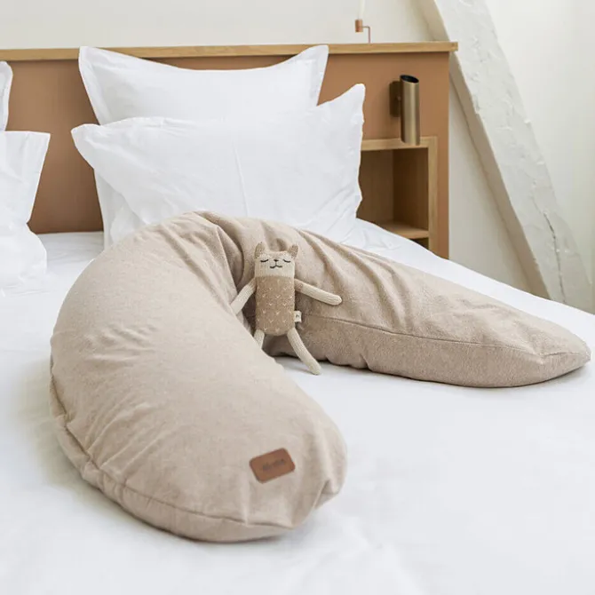 BÉABA Coussin d'Allaitement Big Flopsy Jersey - Heather Clay