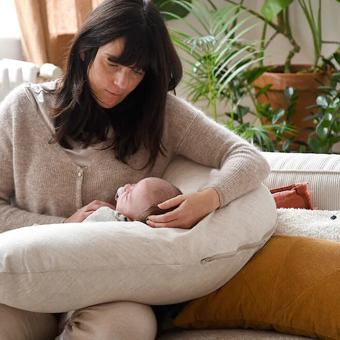 BÉABA Coussin d'Allaitement Big Flopsy Lin - Natural