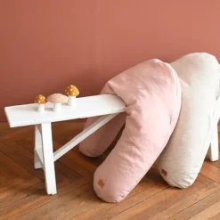 BÉABA Coussin d'Allaitement Big Flopsy Lin - Dusty Rose