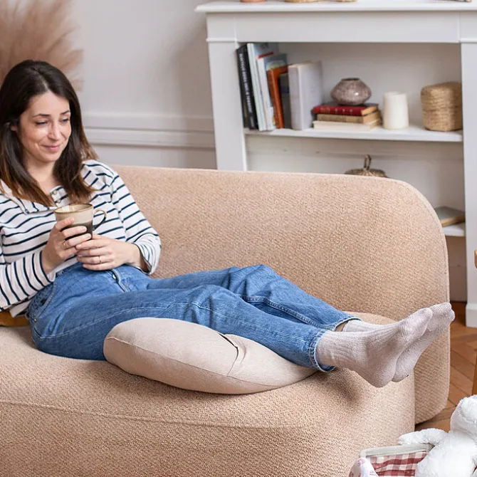 BÉABA Coussin Little Warmy Jersey - Heather Clay