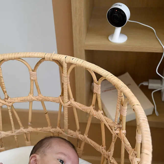 BÉABA Ecoute-bébé Vidéo Zen Connect Mini - White