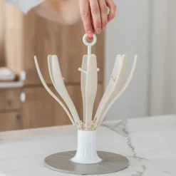 BÉABA Egoutte Biberon Pliable Flower - Clay Earth