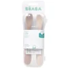 BÉABA Lot de 2 Cuillères 1er Âge Silicone - Clay Earth
