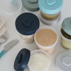 BÉABA Lot de 8 Portions Clip 2ème Âge 150 et 250 ml - Multicolore
