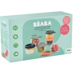 BÉABA Lot de 6 Portions Verre 150 ml - Sunrise Color Mix