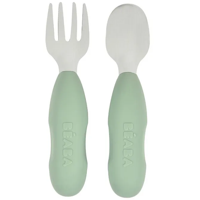 BÉABA Lot de 2 Pré-couverts - Sage Green