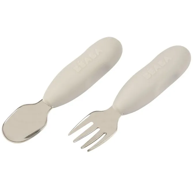 BÉABA Lot de 2 Pré-couverts - Velvet Grey