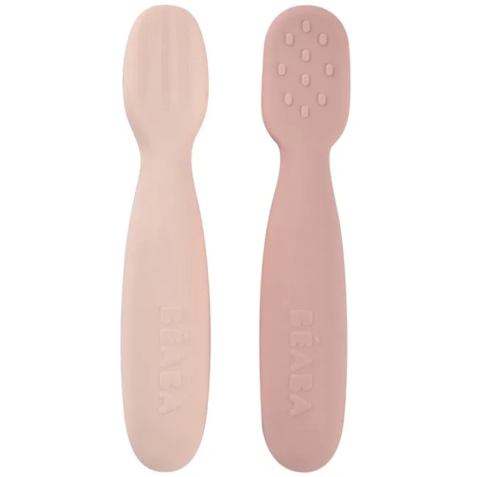 BÉABA Lot de 2 Pré-cuillères - Cotton Candy & Marshmallow