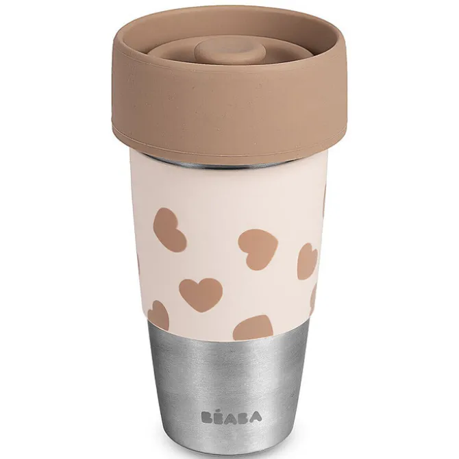 BÉABA Lot de 2 Tasse Inox Click & Drink Mini & Me - Big Love