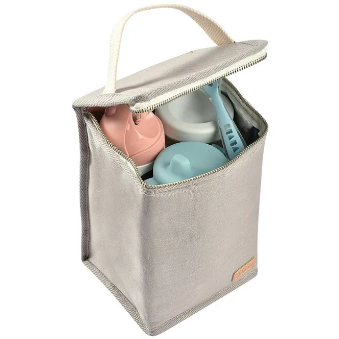 BÉABA Pochette Repas Isotherme - Pearl Grey