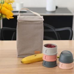 BÉABA Pochette Repas Isotherme - Pearl Grey