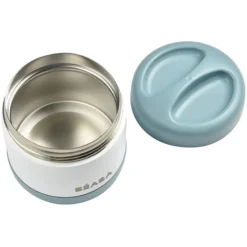 BÉABA Portion Inox 500 ml - Baltic Blue & White