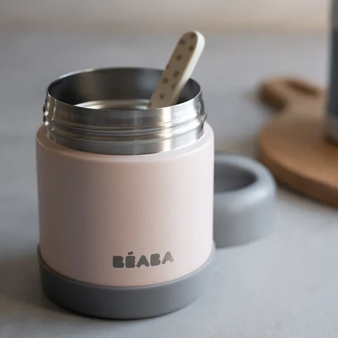 BÉABA Portion Inox 300 ml - Dark Mist & Light Pink