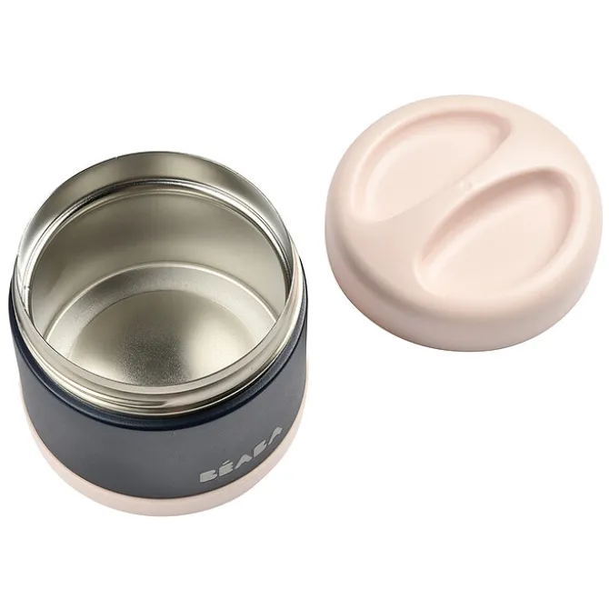 BÉABA Portion Inox 500 ml - Light Pink & Night Black