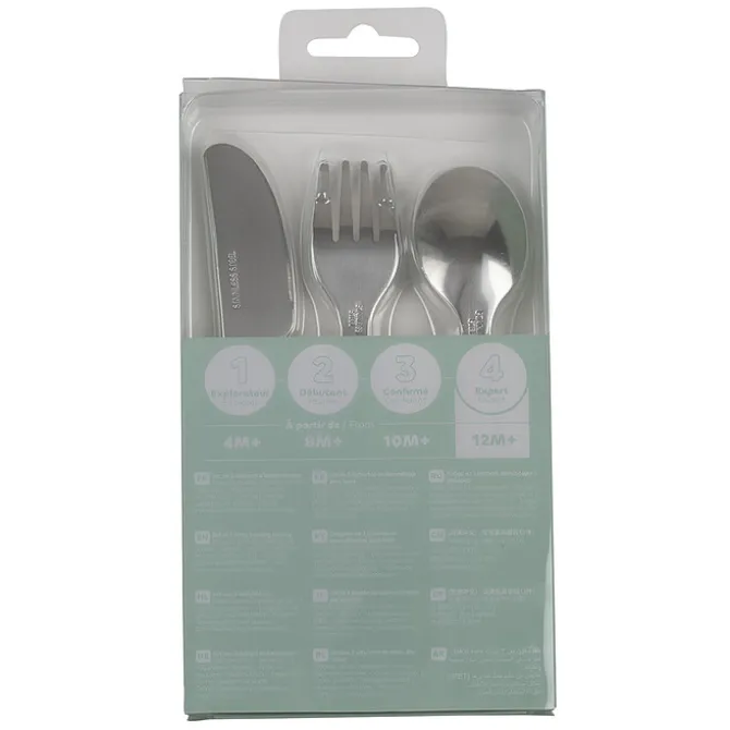 BÉABA Set 3 Couverts Inox - Cotton Candy