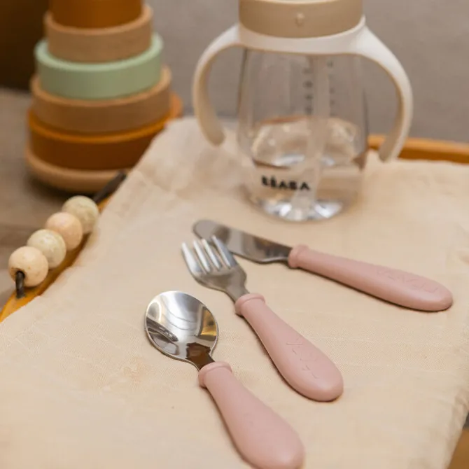BÉABA Set 3 Couverts Inox - Cotton Candy