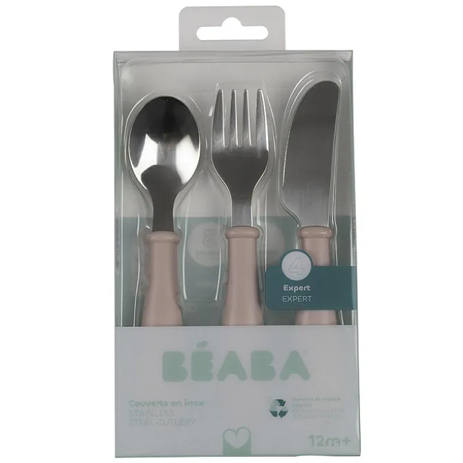 BÉABA Set 3 Couverts Inox - Cotton Candy
