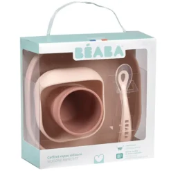 BÉABA Set de Vaisselle 4 Pièces - Cotton Candy