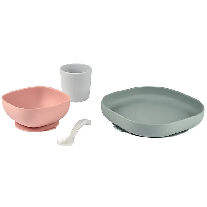 BÉABA Set de Vaisselle 4 Pièces - Eucalyptus
