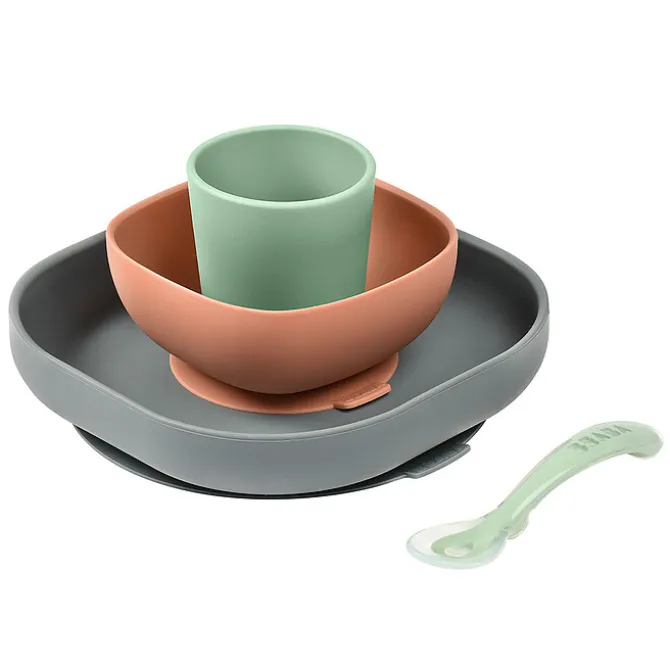 BÉABA Set de Vaisselle 4 Pièces - Mineral
