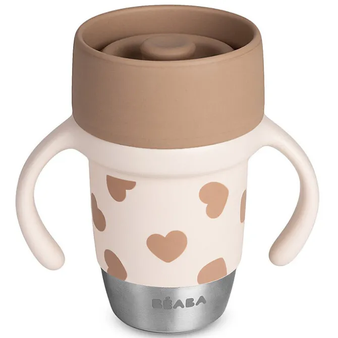 BÉABA Tasse d'Apprentissage Inox Click & Drink - Big Love