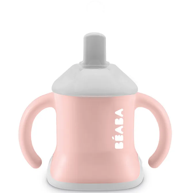 BÉABA Tasse Evoluclip 3-en-1 Old Pink - 150 ml