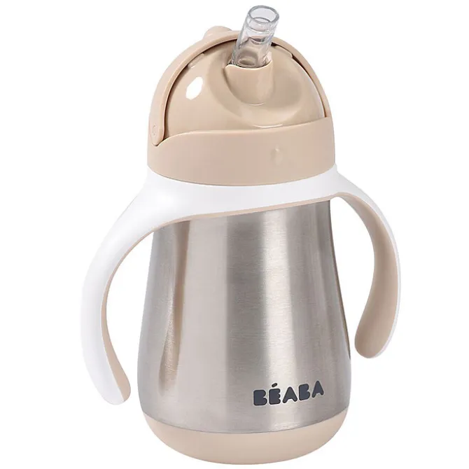 BÉABA Tasse Paille Inox Clay Earth - 250 ml