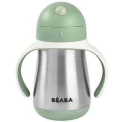 BÉABA Tasse Paille Inox Sage Green - 250 ml