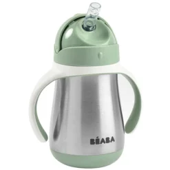 BÉABA Tasse Paille Inox Sage Green - 250 ml