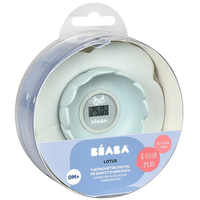 BÉABA Thermomètre de Bain Lotus - Green Blue