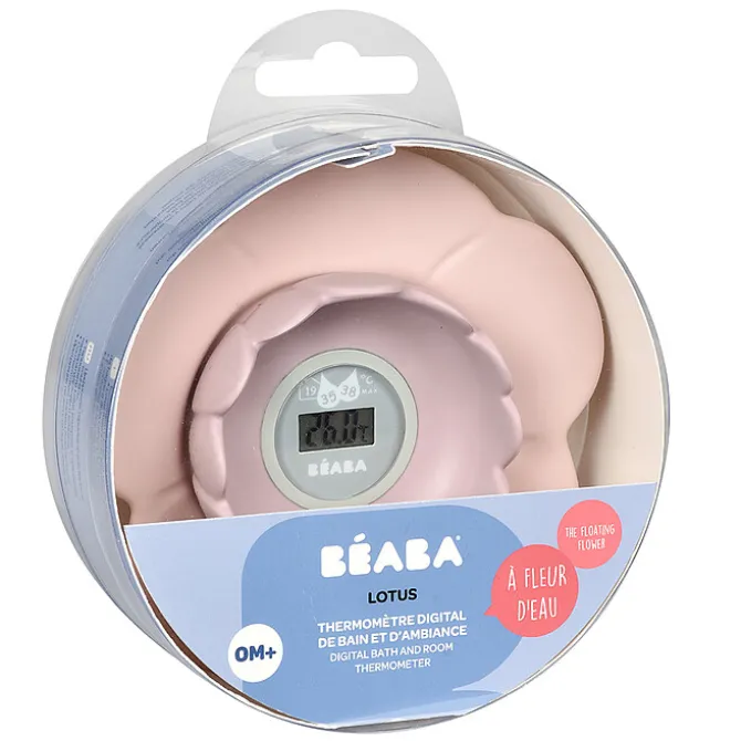 BÉABA Thermomètre de Bain Lotus - Old Pink